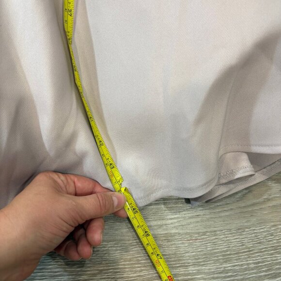 Chi Chi London Women's Cream and Pink Formal Prom Cocktail Dress sz 10 - Picture 11 of 13